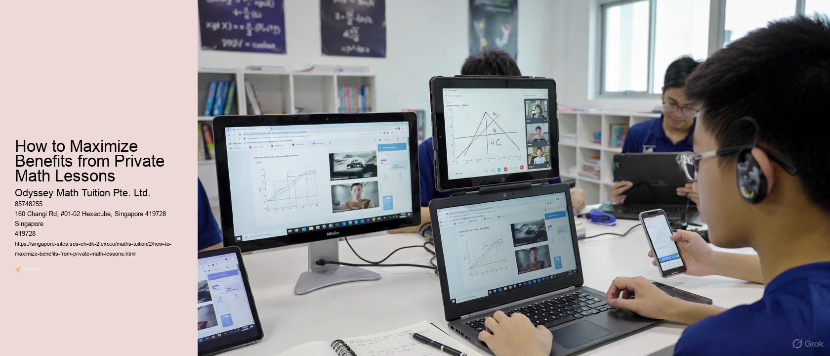 How to Maximize Benefits from Private Math Lessons