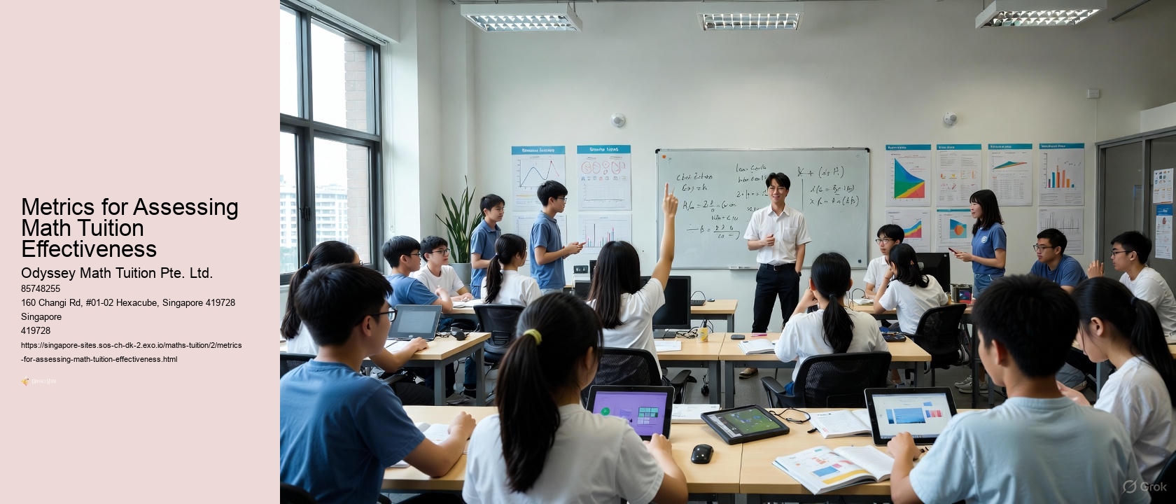 Metrics for Assessing Math Tuition Effectiveness