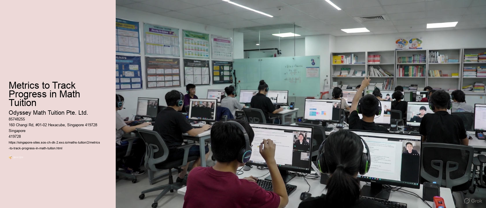 Metrics to Track Progress in Math Tuition