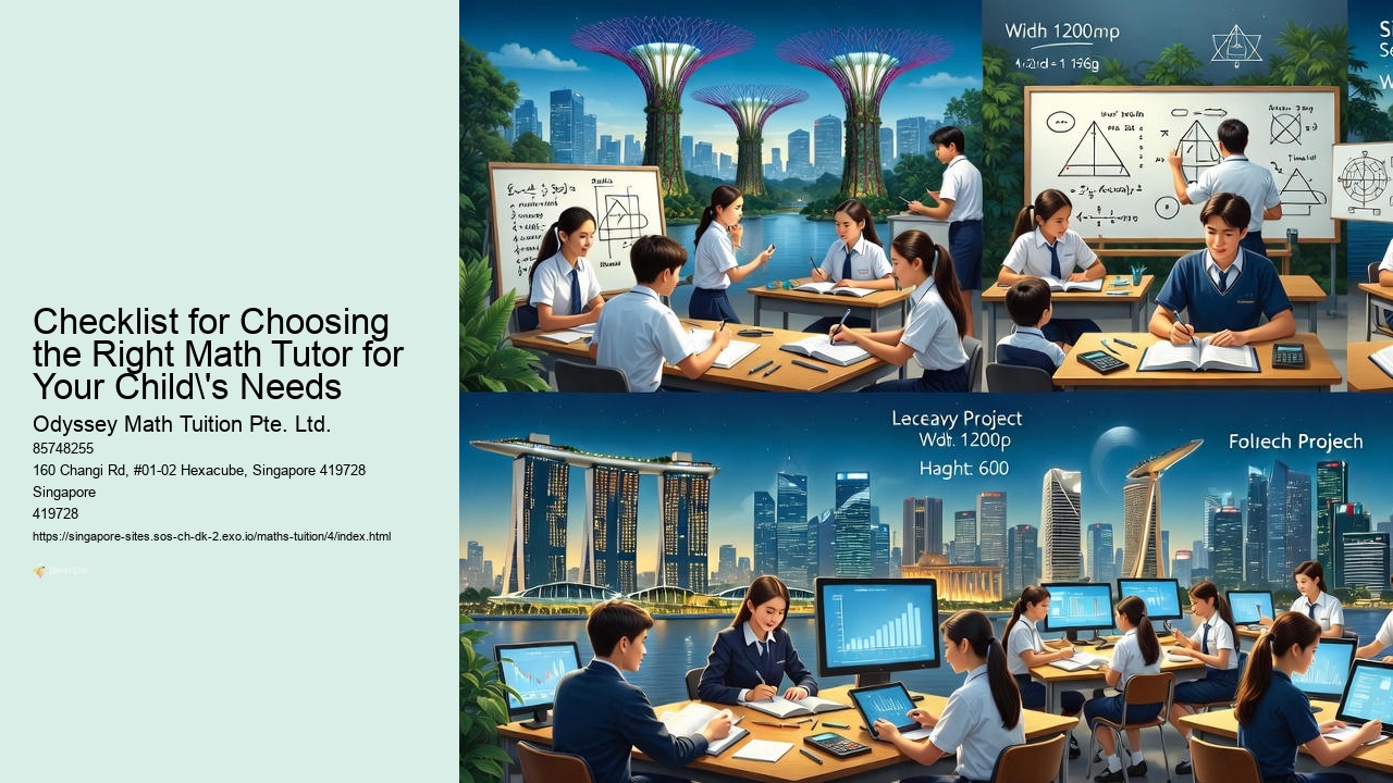 Checklist for Choosing the Right Math Tutor for Your Child's Needs